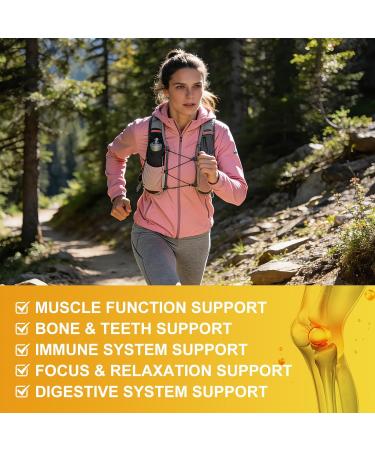 Calcium Citrate 1200mg Liquid Supplement with Vitamin D3 for Women & Men - Calcium Magnesium Zinc D3 K2 Supplement for Bone Teeth Immune Support - Sugar Free Vegan Banana Flavor - 1 Fl Oz (2 Pack) - Buy Online on GoSupps.com