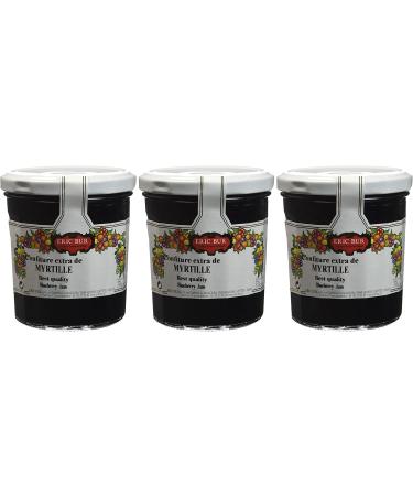 ERIC BUR Extra Blueberry Jam 370 g - Pack of 3 - Buy Online on GoSupps.com
