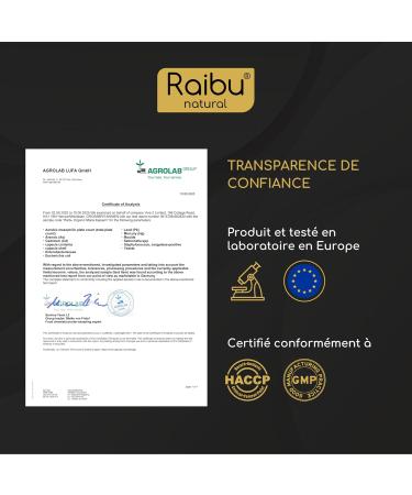 Maca Noire BIO du P rou - Haute concentration 12 800 mg Maca Noire du P rou par Jour ( quivalent 3 200 mg) - R gulateur Hormonal D tente nergie - 180 G lules - Avec vitamine C - sans OGM - Buy Online on GoSupps.com