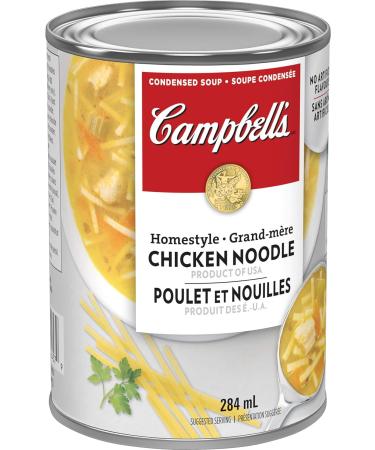 Campbell's Homestyle Chicken Noodle Soup 284 mL Homestyle Chicken Noodle 284 ml (Pack of 1) - Buy Online on GoSupps.com