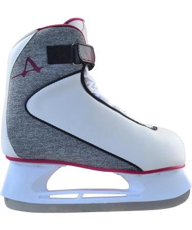 American Soft Boot Hockey Skate 9 Grey - Women's by American Athletic Shoe Co - Buy Online on GoSupps.com