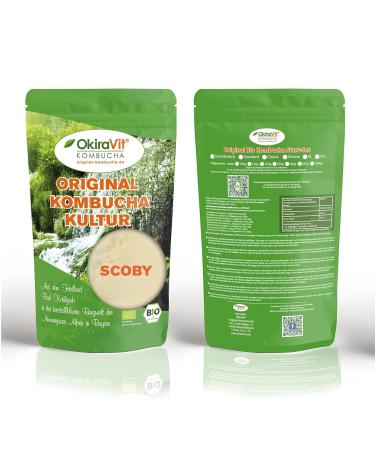 Buy Premium Kombucha Complete Set | 3L Fermentation Glass & Bio Kombucha-Teepilz Guaranteed Quality from Okiravit  - Buy Online on GoSupps.com