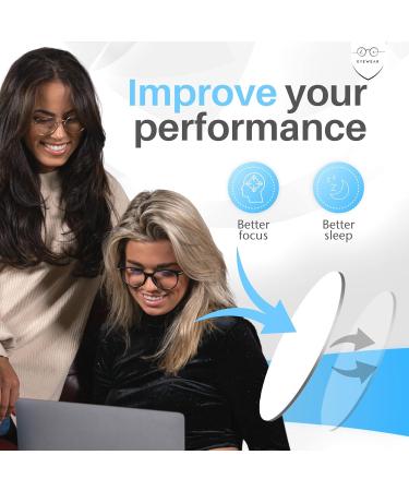 LC Eyewear Blue Light Glasses - Unisex Transparent Screen Protector for Eye Protection - Buy Online on GoSupps.com