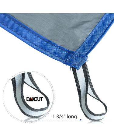 Ultralight Waterproof Backpacking Tarp Ground Cloth 27.5x48 Inches | Compact Mini Pocket Blanket for Hiking Gear | Packable Groundsheet with Pouch and Carabiner - Buy Online on GoSupps.com