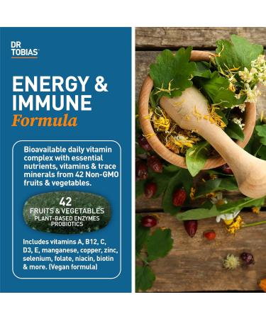 Dr. Tobias Fat Burner Nightly & Adult Multivitamin Supports Energy Immunity & Metabolism with Ashwagandha. 42 Fruits & Vegetables with Probiotics Green Coffee Bean Extract Non-GMO 30 Day Supply - Buy Online on GoSupps.com