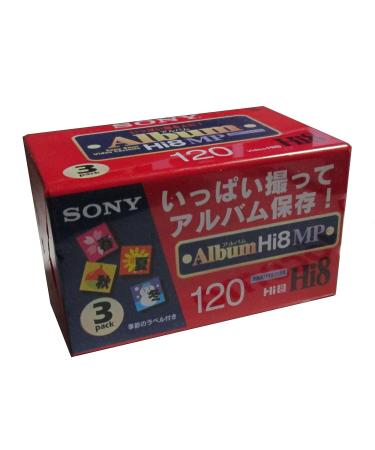 SONY 8MM 120 Minutes Cassette Tape 3 Pack - Buy Online on GoSupps.com