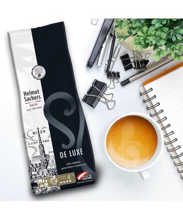 Helmut Sachers De Luxe Coffee - 100% Arabica Whole Beans Intensity 4/5 500g | Premium International Shipping - Buy Online on GoSupps.com