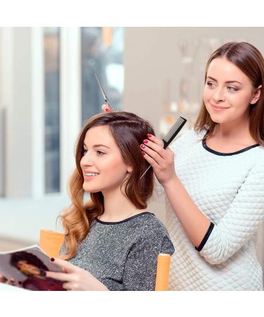 3 Piece Hair Styling Comb Set - Hair Brush, Teasing Comb, and Rat Tail Comb for Women - Black, Red, and Black - Buy Online on GoSupps.com