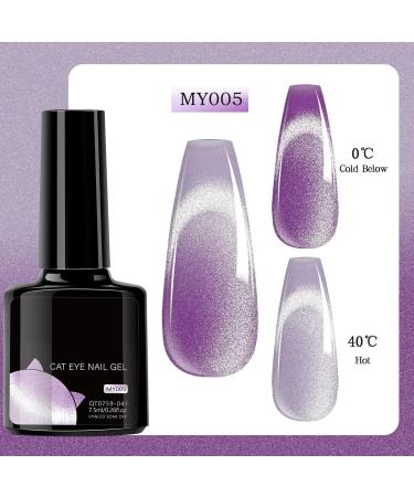 Finger Gel - Thermochromic Gel for Nails | 6 Pcs Cosmetic Magnet Defumed for Travel Appointment - Buy Online on GoSupps.com