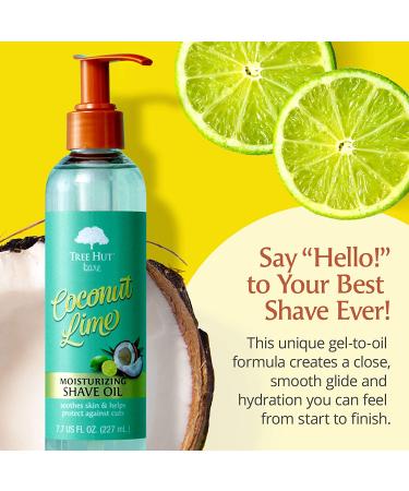 Tree Hut Bare Moisturizing Shave Oil Coconut-Lime 7.7 Fl Oz - Smooth Shave Essential - Buy Online on GoSupps.com