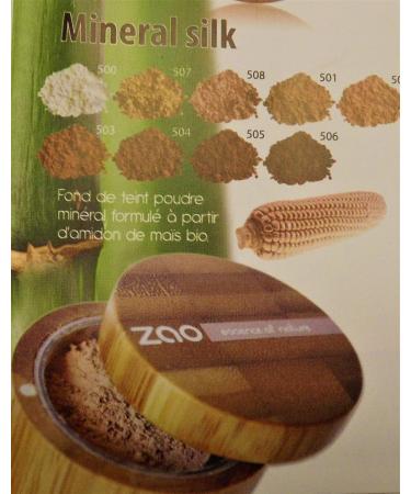 Zao Bamboo Mineral Silk Powder No. 502 - Pinkish Beige - 13.5g | Eco-Friendly Makeup | International Shipping - Buy Online on GoSupps.com