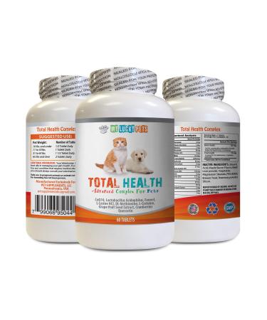 cat Urinary Tract Health - Pets Total Health Complex - Dogs and Cats - Best Hair Skin Eye Teeth Nail Urinary Support - cat Skin and Itch Relief - 1 Bottle (60 Tablets)
