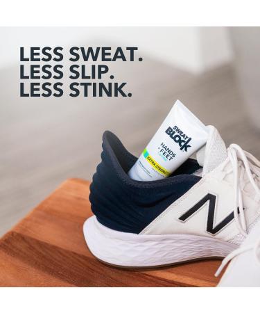 SweatBlock Antiperspirant Lotion for Hands & Feet Proven to Reduce Tough Sweating Reduce Hand & Foot Sweat & Smelly Feet Safe Effective Anti Sweat Lotion for Women & Men 50mL - Buy Online on GoSupps.com