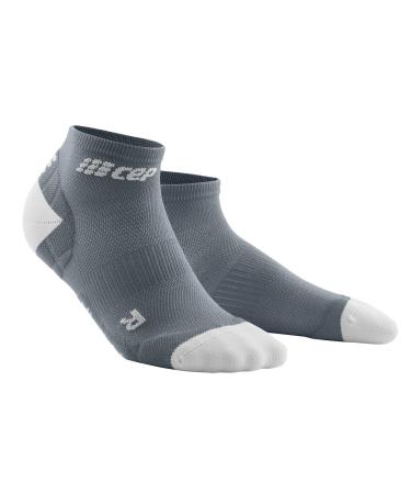 CEP Unisex-Adult Low Cut Socks Ultralight-Grey/Light Grey 37-40