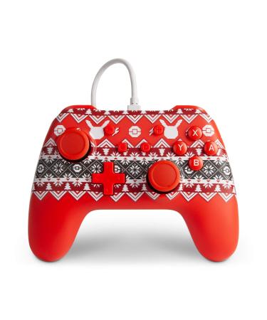 PowerA Wired Controller for Nintendo Switch - Pok mon Holiday Sweater Holiday Pokemon
