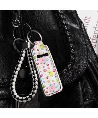 Panskyllis Colorful Dog Paw Lip Gloss Holder Lip Balm Portable Pocket Travel Accessories Chapstick Holder Fit for Most Standard Lip Balm Chapstick - Buy Online on GoSupps.com