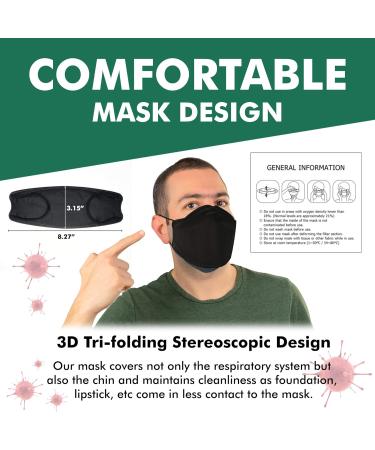 Buy Pack of 10 MH CARE Korean Black KF94 Disposable Face Masks - 4-Layer Breathable Protection for Adults - Comfortable Nose Mouth Cover - Made in Korea - Buy Online on GoSupps.com