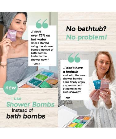 WALTZ 7 Shower Steamer Set - 16 Pieces, 8 Scents, Made in Europe with Natural Essential Oils for Aromatherapy, Stress Relief and Self Care Gift for Women, Mom, Grandma - Perfect for Birthday or Mother's Day - Buy Online on GoSupps.com