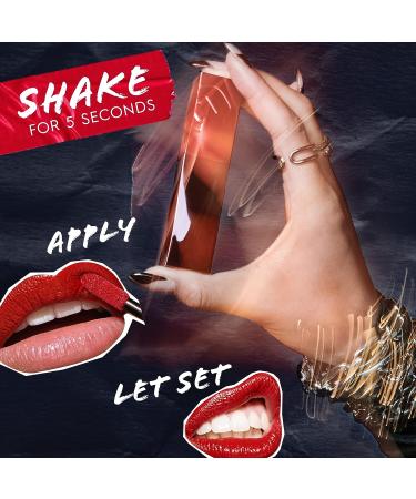 Urban Decay Vice Lip Bond - Glossy Liquid Lipstick - Long-Lasting Full Coverage - Smudge-Proof & Water-Resistant - High Shine Finish - 0.14 Fl. Oz (PDA Medium Brick Nude) - Buy Online on GoSupps.com