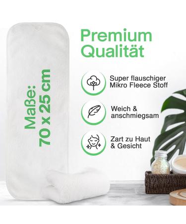 Premium Microfiber Compress Cloth Towels - Soft Fluffy 25x70 for Studios & Wellness - Cosmetex (9 Pieces) - Buy Online on GoSupps.com