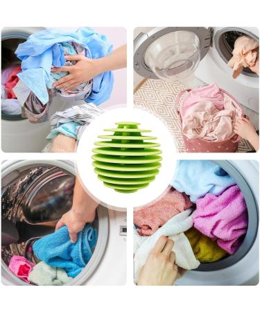 Washer Balls - Laundry Scrubbing Balls Multi-Layer Vane Laundry Balls Anti-tangling Reusable Scrubbing Balls Anti Static Efficient Washer Balls for Quick Drying Rowces Green - Buy Online on GoSupps.com