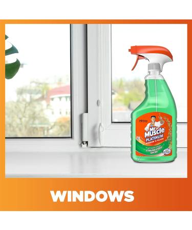 Mr Muscle Platinum Window & Glass Cleaner Spray 750ml - 1 Pack - Buy Online on GoSupps.com