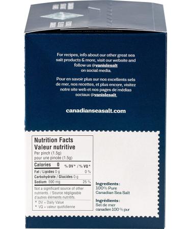 Vancouver Island Flaky Sea Salt - 8.8 oz | Hand Harvested Large Flake Salt for Seasoning, Baking, Cooking & Finishing - All Natural - Buy Online on GoSupps.com