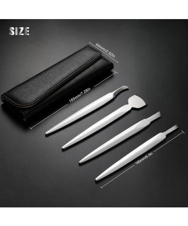 Feryes Professional Pedicure Knife Set for Ingrown Toenails | 4-Part Tool Set with Leather Case First-Class Foot Care - Buy Online on GoSupps.com