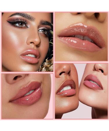 NVLEPTAP 2PCS Moisturizing Lip Gloss Oil Set for Lip Care - Coconut & Strawberry - Buy Online on GoSupps.com