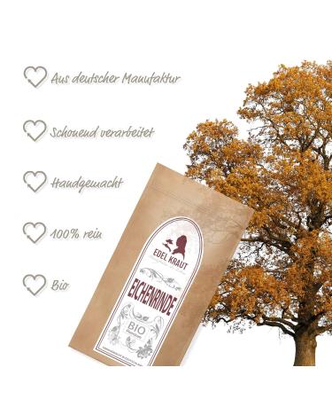 Organic Oak Bark Tea - Premium Quality 100g | Authentic Oak Bark Cut for Wellness - Buy Online on GoSupps.com