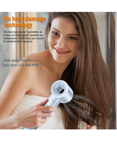5 in 1 Hair Dryer Brush & Air Styler - High-Speed Ionic Curler Volume & Smooth - Rotatable 8.86Ft - Upgrade F-1 Bay Blue - Buy Online on GoSupps.com