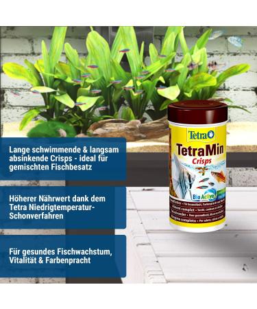 Tetramin Crisps Fish Feed - High Nutritional Value for Tropical Decorative Fish | 250 ml / 60 g Pack | International Shipping Available - Buy Online on GoSupps.com