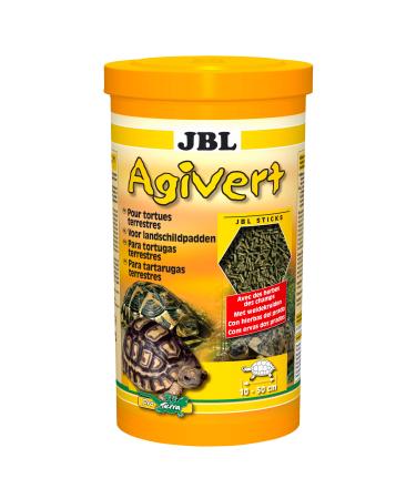 JBL Agivert Food for Turtles Aquariophily 1 L 420 g - Pack of 2