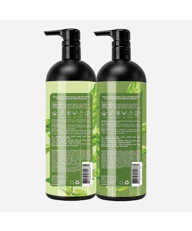 Hempz Tea Tree & Chamomile Shampoo & Conditioner Set for Dry, Damaged, Color Treated Hair - Hydrating, Softening, Moisturizing with Vegan Biotin - 33.8 fl oz - Buy Online on GoSupps.com