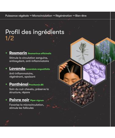 Overnight Hair Growth S rum - S rum capillaire en cas de chute de cheveux - Avec romarin panth nol et aloe vera - Favorise la croissance des cheveux - Alternative naturelle au minoxidil - Buy Online on GoSupps.com