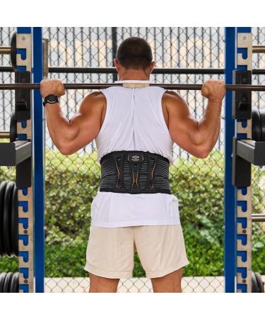 Shock Doctor Adult Ultra Black Back Support | Small-Medium | Enhanced Comfort & Support for Optimal Performance - Buy Online on GoSupps.com