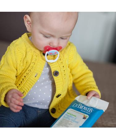 Dr. Brown's Healthy Wipes 40 Count Variety 3 Pack for Babies and Toddlers - Buy Online on GoSupps.com