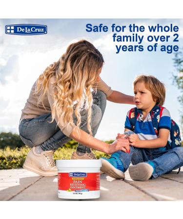 De La Cruz Cream - Maximum Strength Muscle and Joint Camphor Ointment to Reduce Pain 11% (5.5 oz) 5.5 Ounce (Pack of 1) - Buy Online on GoSupps.com