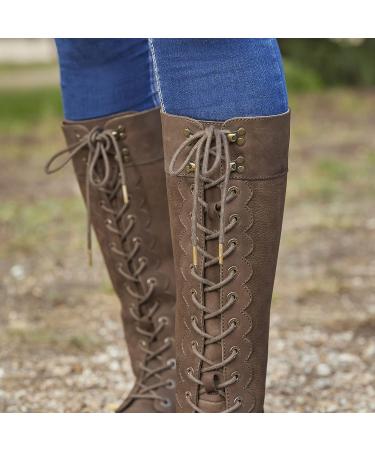 Dublin Admiral Boots 9 Chocolate - Premium Equestrian Footwear - Buy Online on GoSupps.com