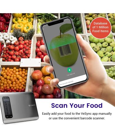 Etekcity Smart Food Nutrition Scale - Digital Grams and Ounces for Weight Loss, Baking, Cooking, Keto and Meal Prep - 11 Pounds-Large 304 Stainless Steel - Buy Online on GoSupps.com