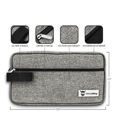 Striking Viking Grooming Kit - Premium Beard Care Set for Men with Shampoo Oil Balm Brush Comb & Scissors - International Shipping Available - Buy Online on GoSupps.com