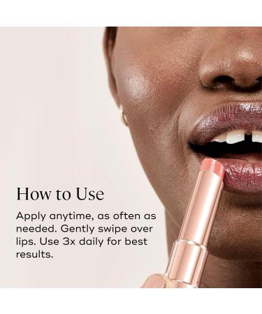 EVER SMOOTH Peptide Lip Therapy Collagen Balm PETAL Soft Neutral Pink Tint Coconut Argan & Camellia Oils Peptides & Shea Butter Vegan & Cruelty-Free Lip Nourishment - Buy Online on GoSupps.com