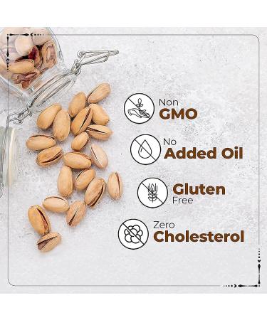 Nature Connect Whole Roasted Salted Pistachios with Shell 250 gms| Roasted Pista | Roasted Salted Pista| Fresh and Healthy Dry Fruits Salted Pistachios_Packing May Vary - Buy Online on GoSupps.com