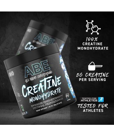 All Black Everything Creatine Monohydrate - 60 Servings Unflavored | Micronized Amino Acid Powder for Muscle Support Energy & Cognitive Function | Gluten-Free & Keto Friendly - Buy Online on GoSupps.com