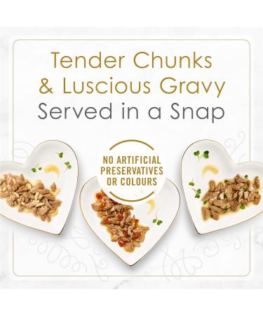 Fancy Feast Petites Wet Cat Food in Gravy Collection Variety Pack 2 Flavours - 79.4 g Tray (12 Pack) Gravy Variety 12 - Buy Online on GoSupps.com