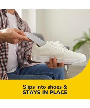 Dr Scholl s Go Sockless! Cushioning Insoles for Men & Women - 3 Pairs Moisture-Absorbing Shoe Inserts with Plush Comfort Layer - Buy Online on GoSupps.com