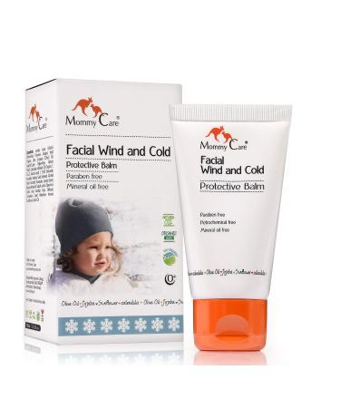 Mommy Care Cold Weather Baby Child Organic Facial Protective Winter Balm Soothing Cold Sores Cream to Hydrate Moisturize Newborns Kids Sensitive Dry Skin Wind Block Lotion 50ml/1.76 fl.oz