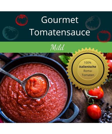 Hermina Salsa Paradiso - 100% Natural Mild Pasta Sauce from Italy | 12 x 290g | Gourmet Delicatessen Tomato Sauce - Buy Online on GoSupps.com