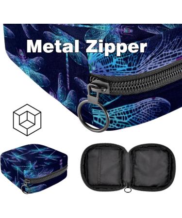 Libelle Insect Storage Bag | Large Menstrual Cup & Insert Bags with Zipper | Navy Blue | For Girls & Women - Buy Online on GoSupps.com