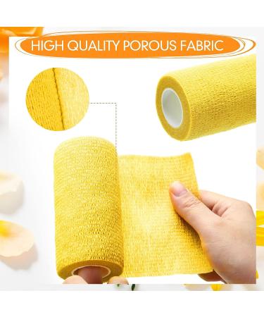 45 Rolls 4 x 5 Yards Cohesive Bandage Tape - Self Adhesive Wrap for First Aid, Wrist, Sports - Elastic Stretch Athletic Tape - Non Woven Self Adherent Vet Wrap - Bulk Pack with 45 Styles - Buy Online on GoSupps.com